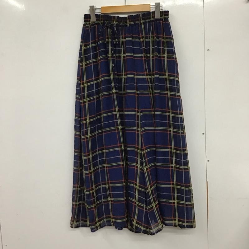 niko and... L ニコアンド その他ボトムス その他ボトムス ST82DL10KO 青系タータンチェック ワイドパンツ 10132166拍卖
