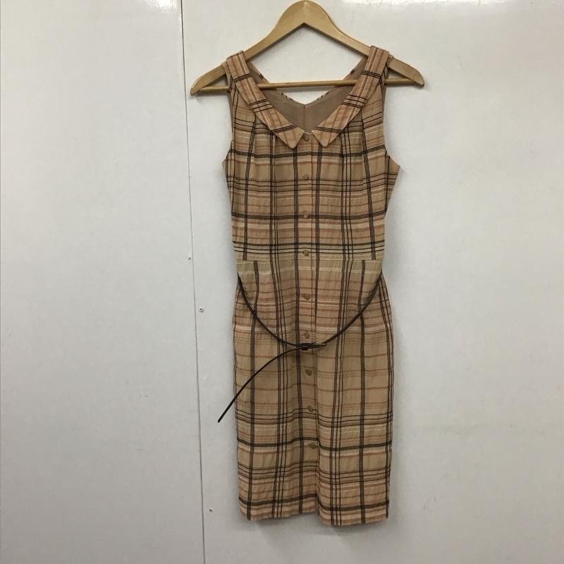 LOUNIE 38 ルーニィ ワンピース ロングスカート ノースリーブワンピース ロングスカート チェックスカート 10130916拍卖