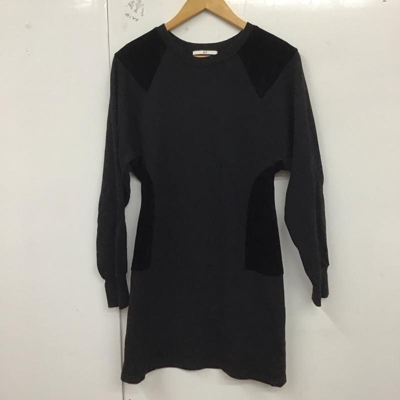 SLY 2 スライ ワンピース ミニスカート 030AAM83-0150 パッチワークスウェットワンピース One-Piece Mini Skirt Short Skirt 10129830拍卖