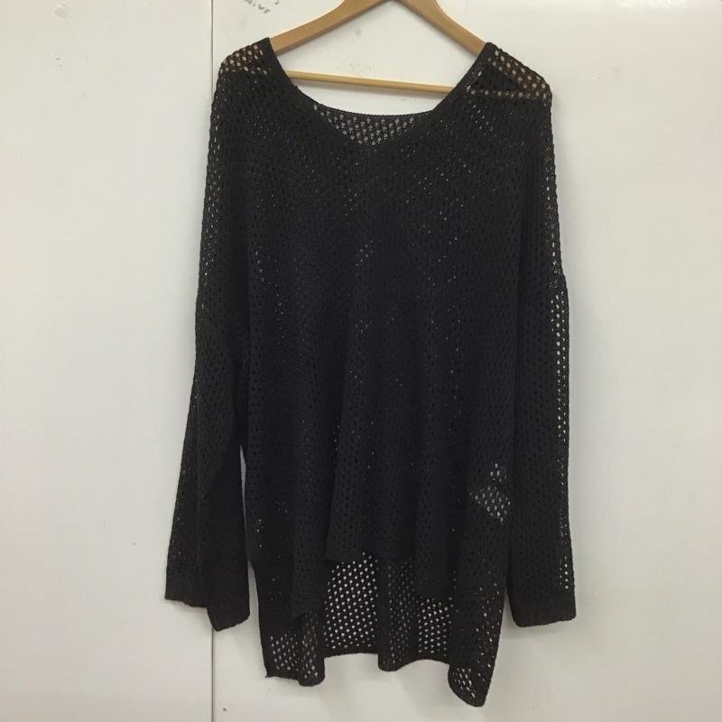 select MOCA M セレクトモカ ニット、セーター 長袖 Knit Sweater 黒 / ブラック / 10129820拍卖