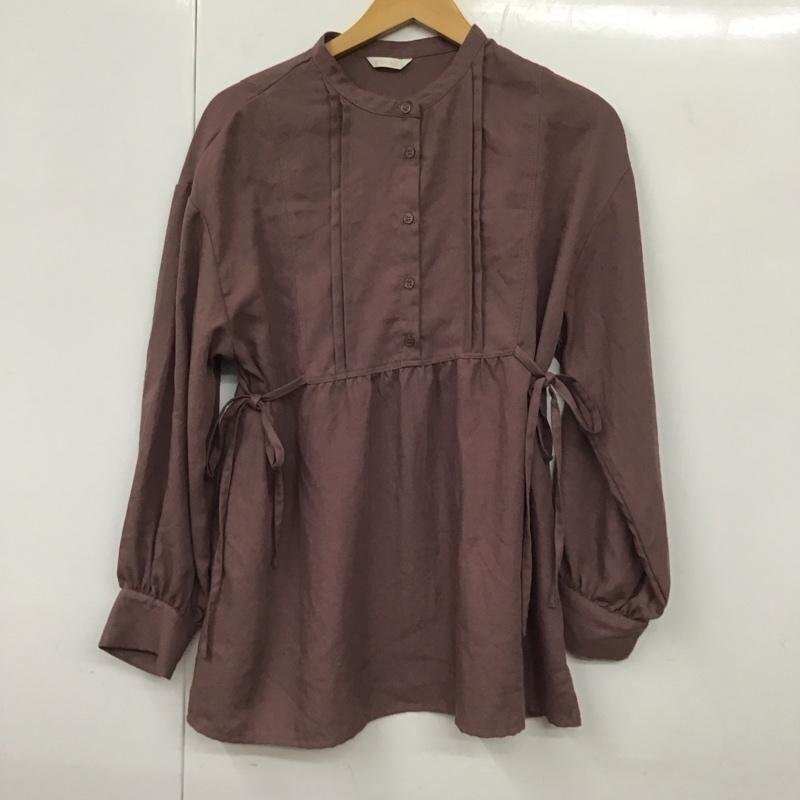 ehka sopo FREE エヘカソポ シャツ、ブラウス 長袖 FLD-1709768 サイドリボン シャツ ブラウス Shirt Blouse 10130877拍卖