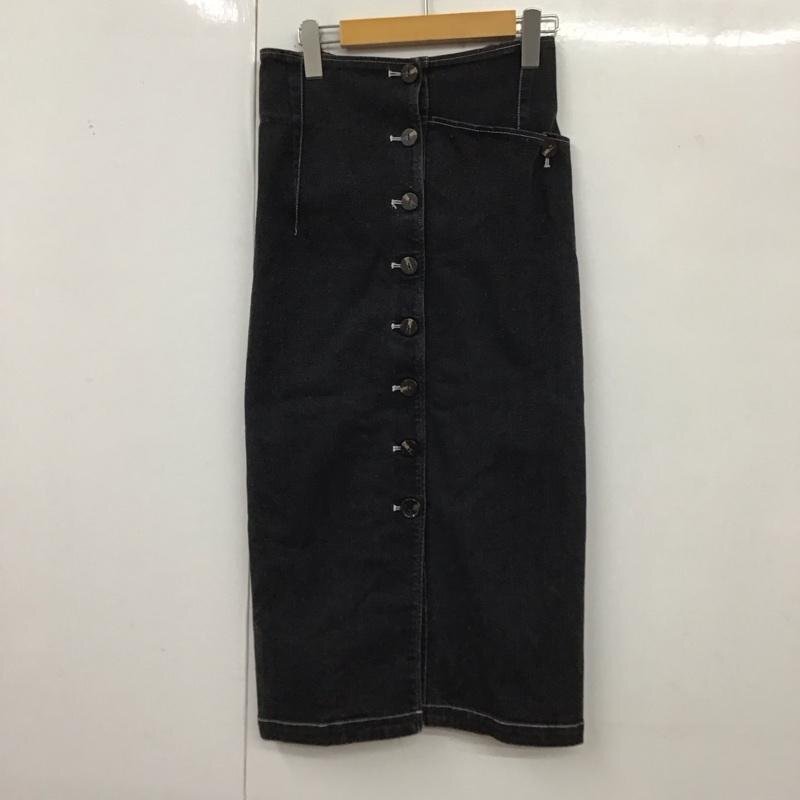 Radiate 38 ラディエイト スカート ロングスカート RDTR2089 デニムタイトスカート Skirt Long Skirt 黒 / ブラック / 10129200拍卖