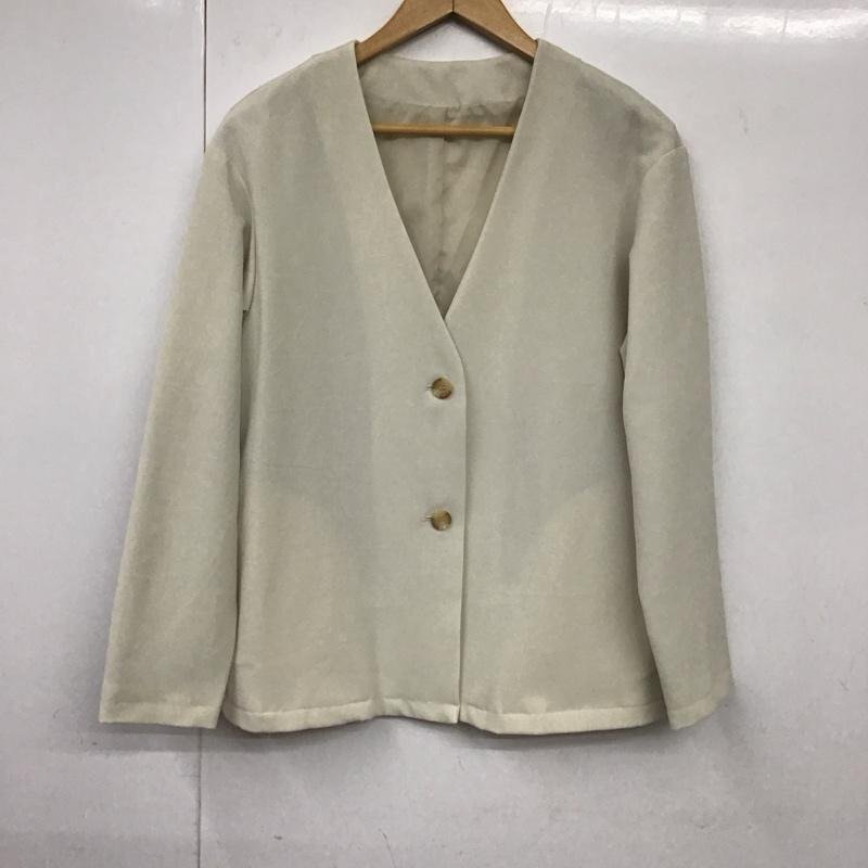 Samansa Mos2 blue FREE サマンサモスモスブルー ジャケット、上着 ジャケット、ブレザー 1304602 ノーカラージャケット 10131101拍卖