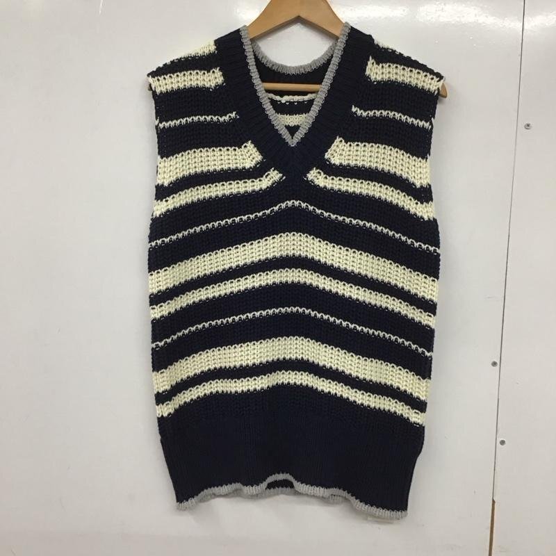 titivate FREE ティティベイト ベスト ベスト ニットベスト ノースリーブカットソー プルオーバー Vネック Vest 10133031拍卖