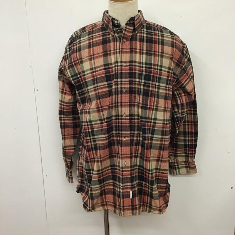 USED L 古着 シャツ、ブラウス 長袖 長袖シャツ チェックシャツ カラーシャツ ボタンダウンシャツ Shirt Blouse 10126273拍卖
