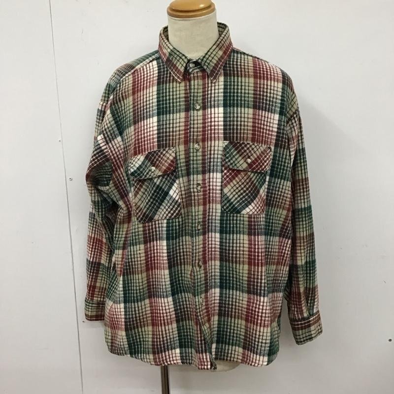 FIVE BROTHER XXL ファイブブラザー シャツ、ブラウス 長袖 長袖シャツ チェックシャツ カラーシャツ 90s Shirt Blouse 10127917拍卖