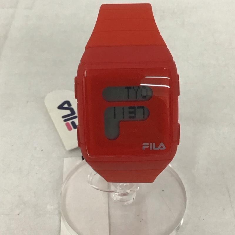 FILA 表記無し フィラ 腕時計 デジタル 38-105-002 Watch Digital 赤 / レッド / 10135262拍卖