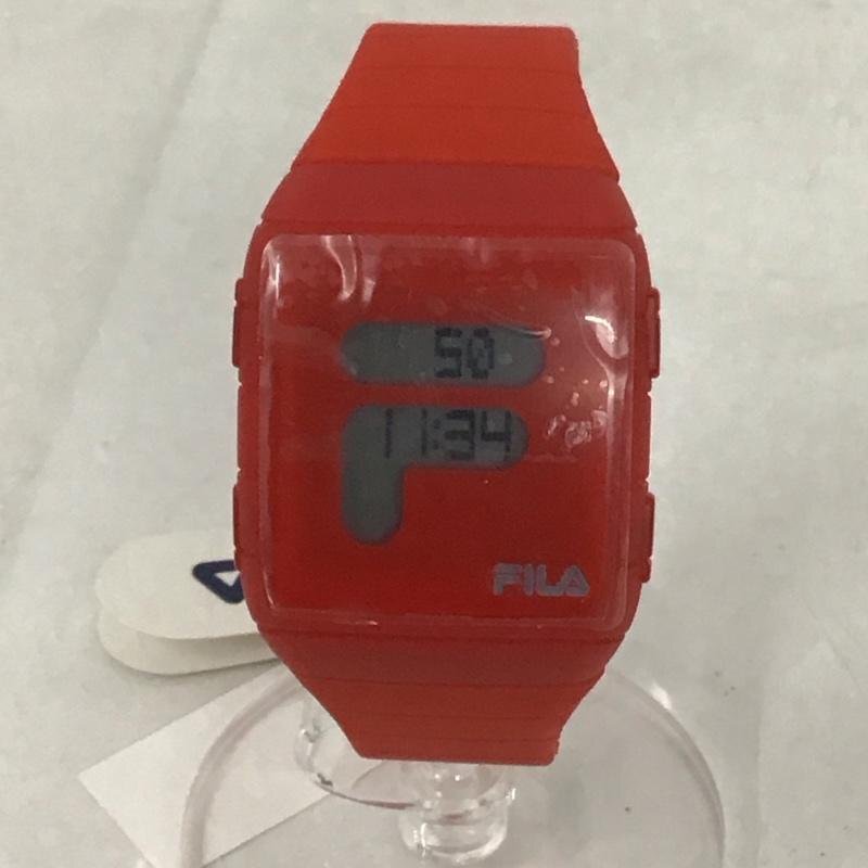 FILA 表記無し フィラ 腕時計 デジタル 38-105-002 Watch Digital 赤 / レッド / 10135263拍卖