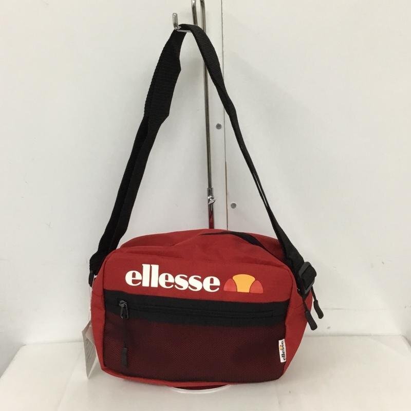 ellesse FREE エレッセ ショルダーバッグ ショルダーバッグ EB7010 メッシュポケット タグ付き Shoulder Bag 赤 / レッド / 10128531拍卖