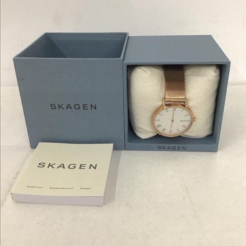 SKAGEN 表記無し スカーゲン 腕時計 アナログ(クォーツ式) SKW2714 箱有 メッシュ Watch Analog (Quartz) 金 / ゴールド / 10134108拍卖