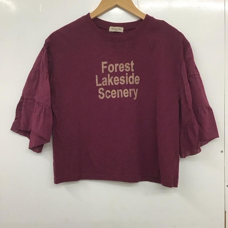 Samansa Mos2 FREE サマンサモスモス Tシャツ 半袖 T Shirt 紫 / パープル / 10134273拍卖