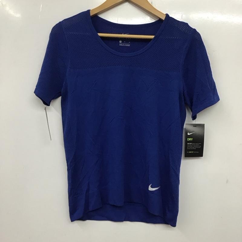 NIKE M ナイキ Tシャツ 半袖 AT0579-438 DRI-FIT メッシュ タグ付き T Shirt 青 / ブルー / 10135605拍卖
