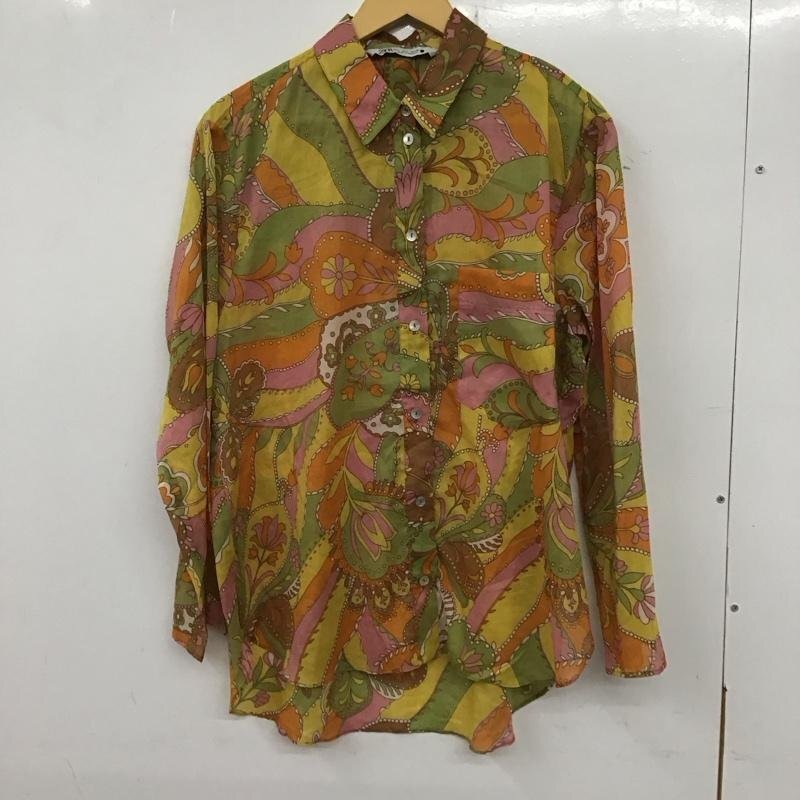 ZARA L ザラ シャツ、ブラウス 長袖 長袖シャツ 総柄シャツ カラーシャツ プリント Shirt Blouse 10135555拍卖