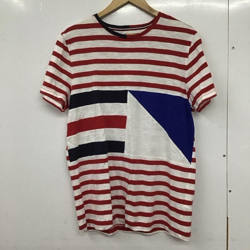 TOMMY HILFIGER M トミーヒルフィガー Tシャツ 半袖 半袖カットソー プリントTシャツ クルーネックカットソー ボーダー 10133113拍卖