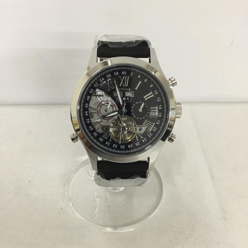 SONNE 表記無し ゾンネ 腕時計 アナログ(自動巻き) H003 SONNE × HAORI ラバーバンド 黒 / ブラック / 10134894拍卖