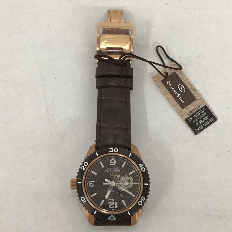 ORIENTSTAR 表記無し オリエントスター 腕時計 アナログ(自動巻き) RK-AT0103Y スポーツ セミスケルトン 茶 / ブラウン / 10134427拍卖