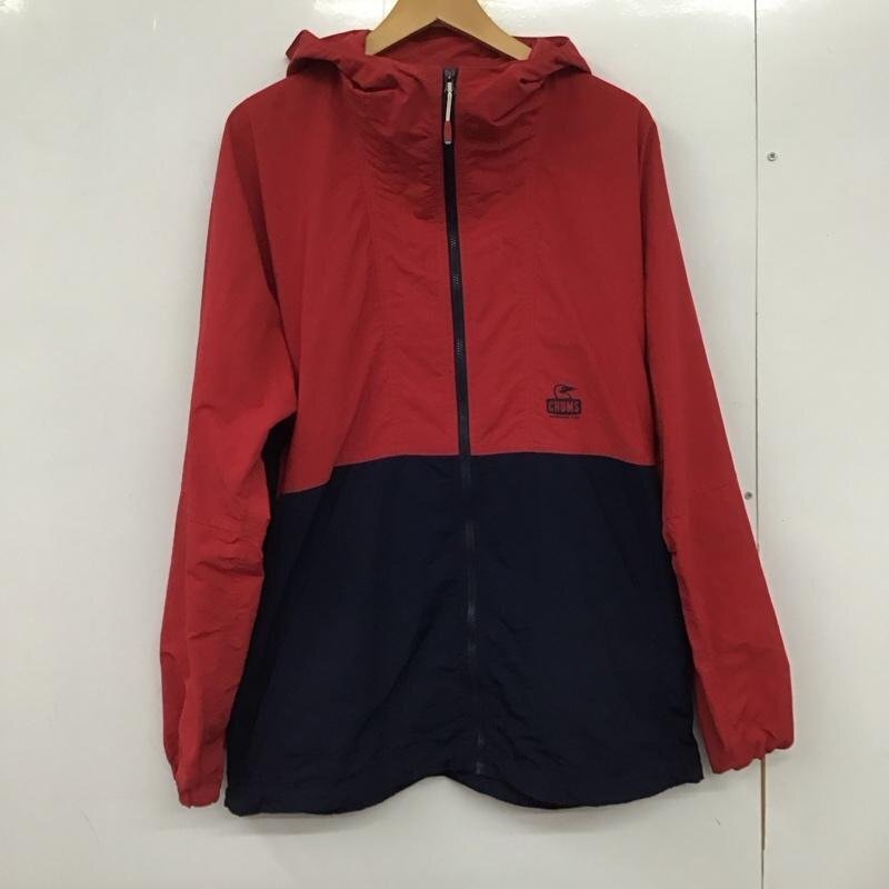 CHUMS L チャムス ジャケット、上着 ジャンパー、ブルゾン Jacket 紺 / ネイビー / X 赤 / レッド / 10133242拍卖