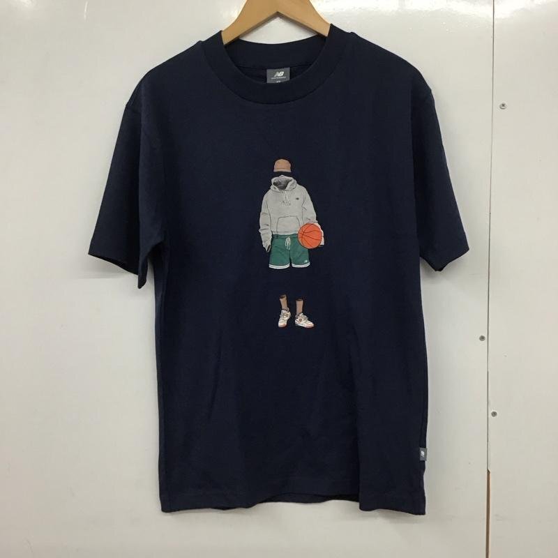New Balance XS ニューバランス Tシャツ 半袖 半袖カットソー プリントTシャツ クルーネックカットソー T Shirt 10132292拍卖