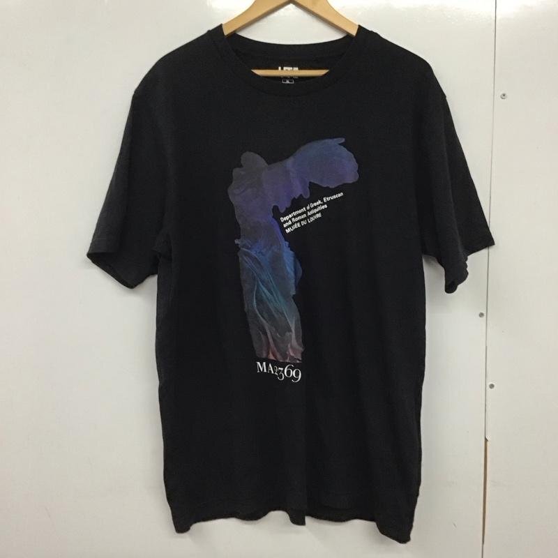 GU XL ジーユー Tシャツ 半袖 341-437654 ルーヴル美術館アートアンドロジックbyピーターサヴィルUTグラフィックTシャツ 10132888拍卖