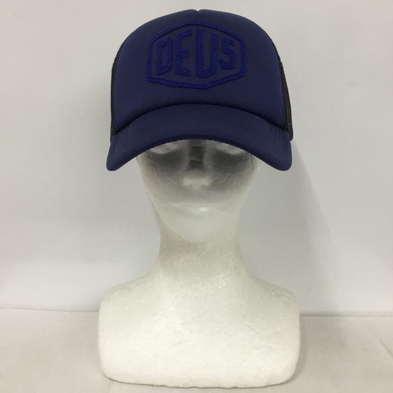DEUS EX MACHINA 表記無し デウスエクスマキナ 帽子 キャップ JMP87546 メッシュキャップ Cap 紺 / ネイビー / 10132034拍卖