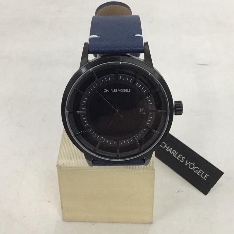 CHARLESVOGELE 表記無し シャルルホーゲル 腕時計 アナログ(クォーツ式) V0718 レザーベルト Watch Analog (Quartz) 10134128拍卖