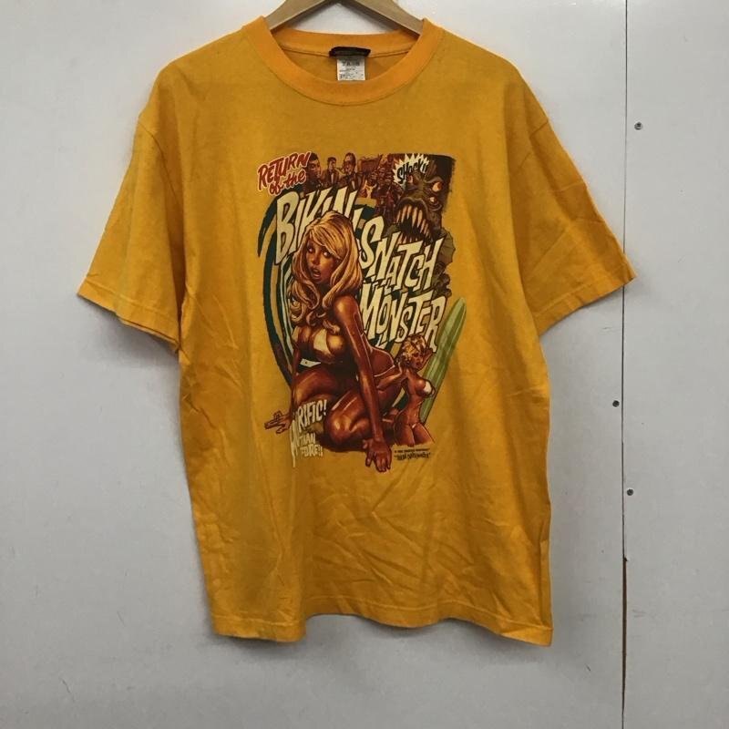 EROSTiKA XL エロスティカ Tシャツ 半袖 半袖カットソー プリントTシャツ クルーネックカットソー ビキニモンスターの逆襲 10134620拍卖