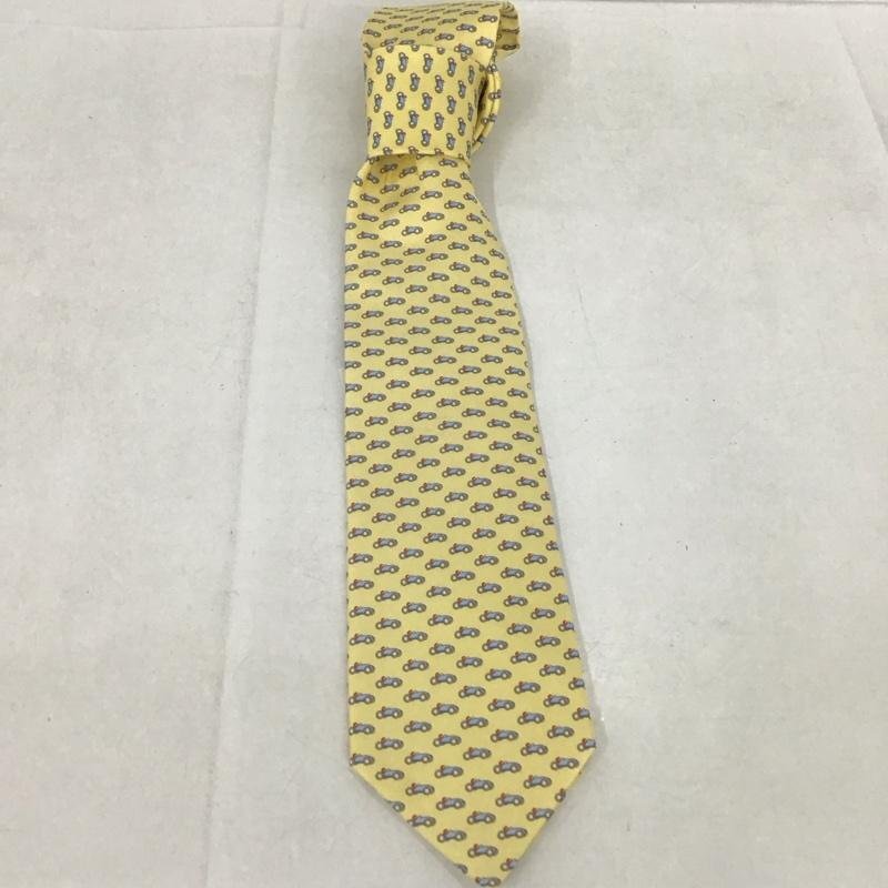 Salvatore Ferragamo 表記無し サルヴァトーレフェラガモ ネクタイ ネクタイ シルク Necktie 黄 / イエロー / 10135315拍卖