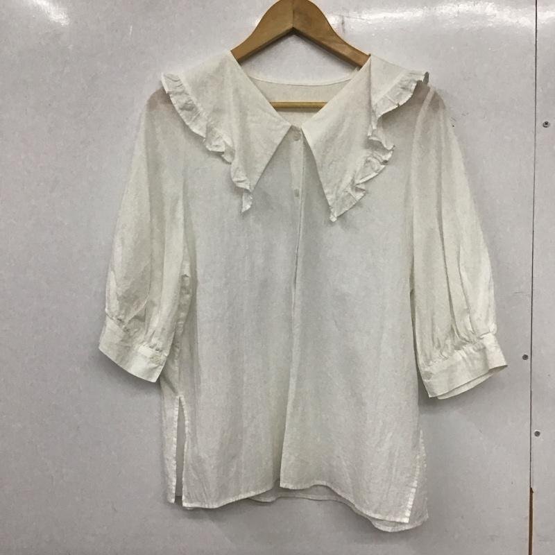 LOWRYS FARM FREE ローリーズファーム シャツ、ブラウス 七分袖 Shirt Blouse 白 / ホワイト / 10137218拍卖