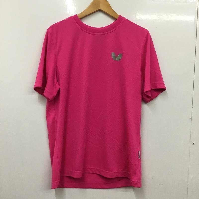 BUTTERFLY M バタフライ Tシャツ 半袖 45230-016-0-105 卓球ウェア スポーツウェア タグ付き バックロゴ T Shirt 10135663拍卖