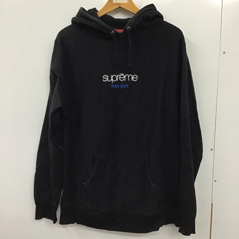 Supreme M シュプリーム パーカー 長袖 2016aw ブラックフーディーパーカー プルオーバーパーカー 長袖スウェット 10136731拍卖