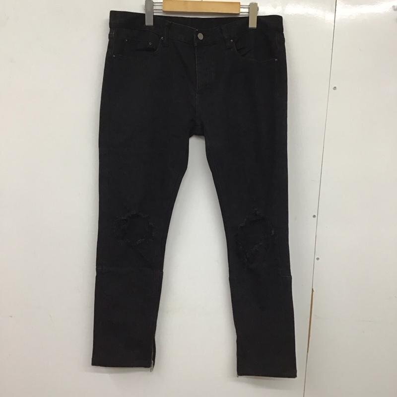 mnml 34インチ ミニマル パンツ デニム、ジーンズ Pants Trousers Denim Pants Jeans 黒 / ブラック / 10136571拍卖