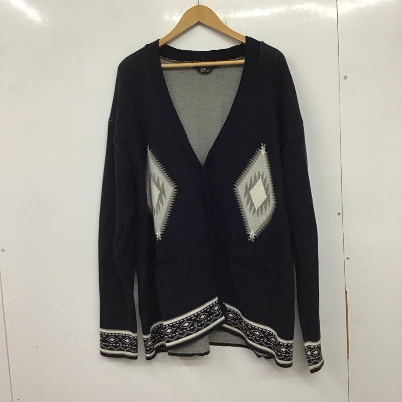 ANDFAMILY L アンドファミリー カーディガン 長袖 knj-2002594 長袖カーディガン 厚手 前ボタン Cardigan 紺 / ネイビー / 10136709拍卖