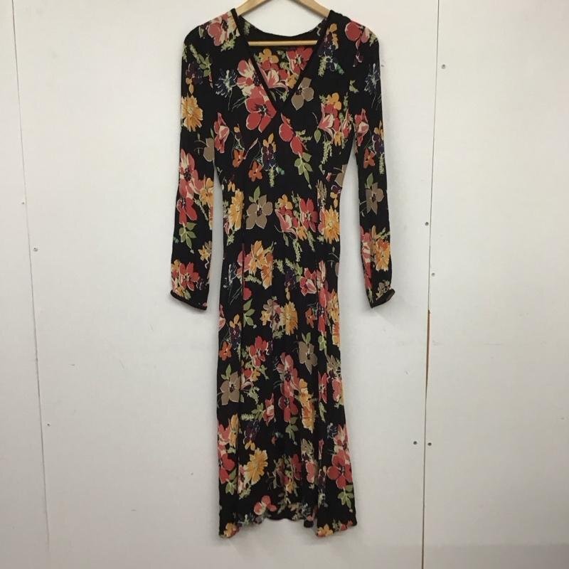 ZARA XS ザラ ワンピース ロングスカート Vネック 長袖 One-Piece Long Skirt マルチカラー / マルチカラー / 10138637拍卖