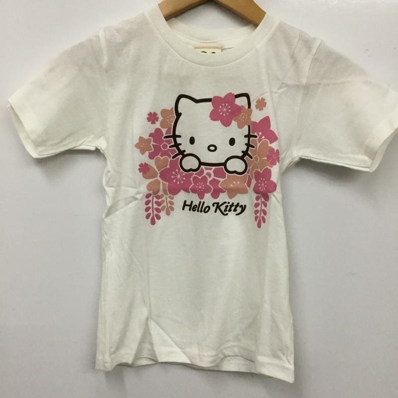 ぶーでんしょうてん 120cm 豊天商店 Tシャツ 半袖 サンリオ キティちゃん T Shirt 白 / ホワイト / 10134334拍卖