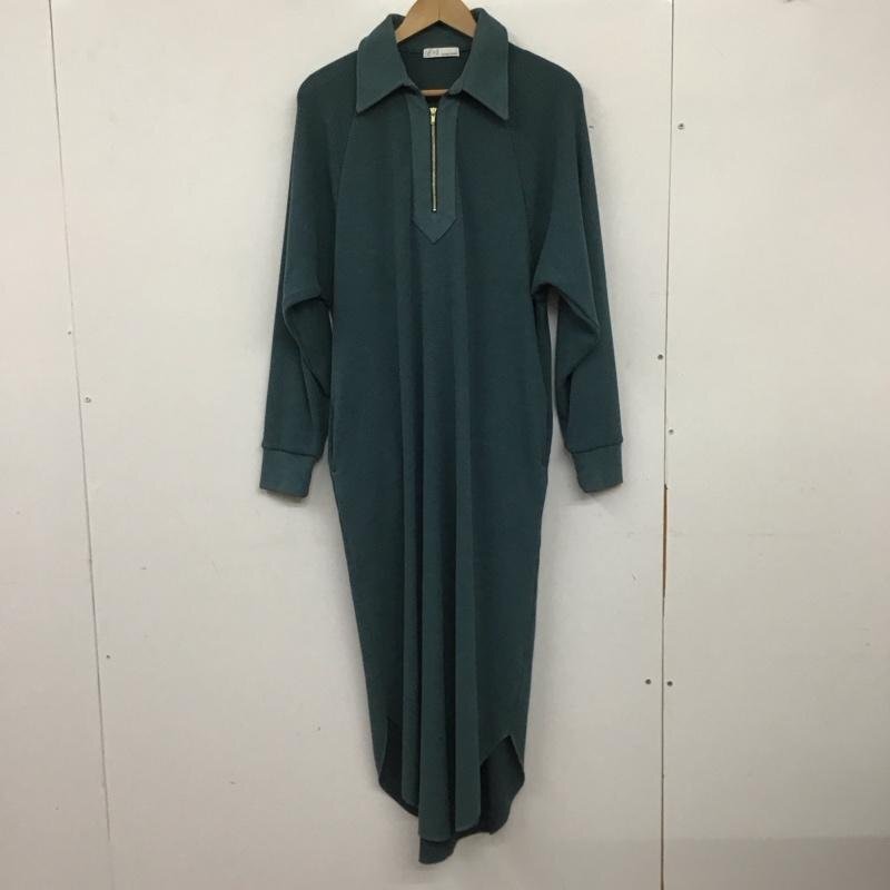 GLOBAL WORK S グローバルワーク ワンピース ロングスカート 長袖ロングスカート ジップアップネック ストレッチ 10137555拍卖