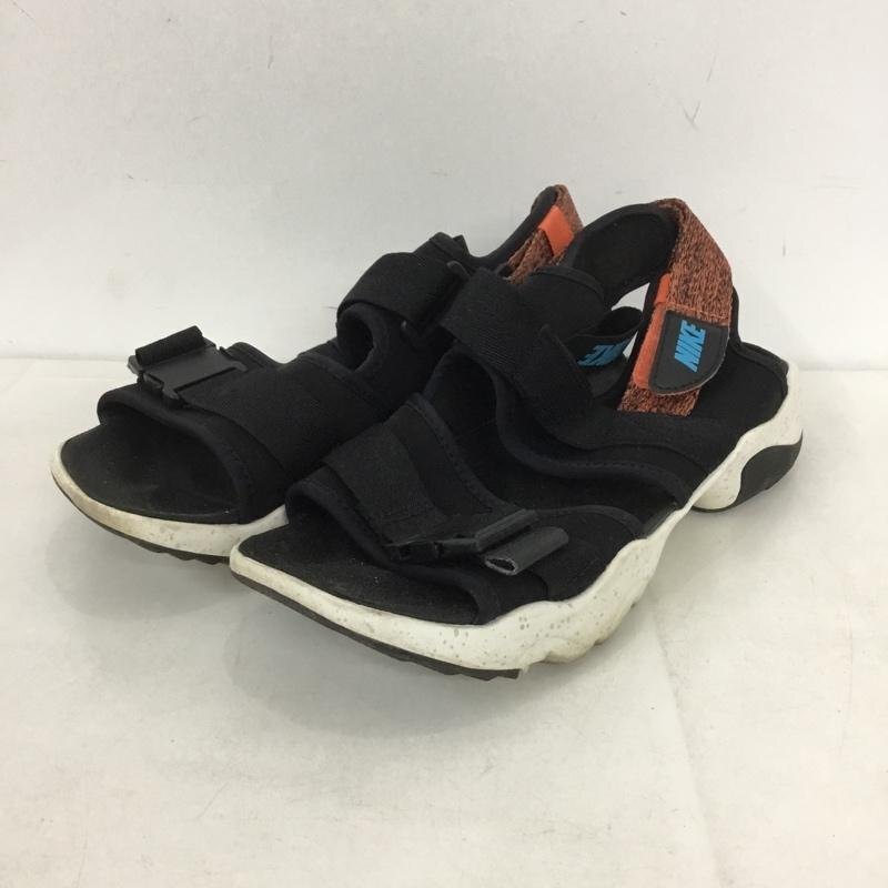 NIKE 26.0cm ナイキ サンダル サンダル CI8797-007 キャニオンサンダル 26cm Sandals 黒 / ブラック / X 橙 / オレンジ / 10138839拍卖