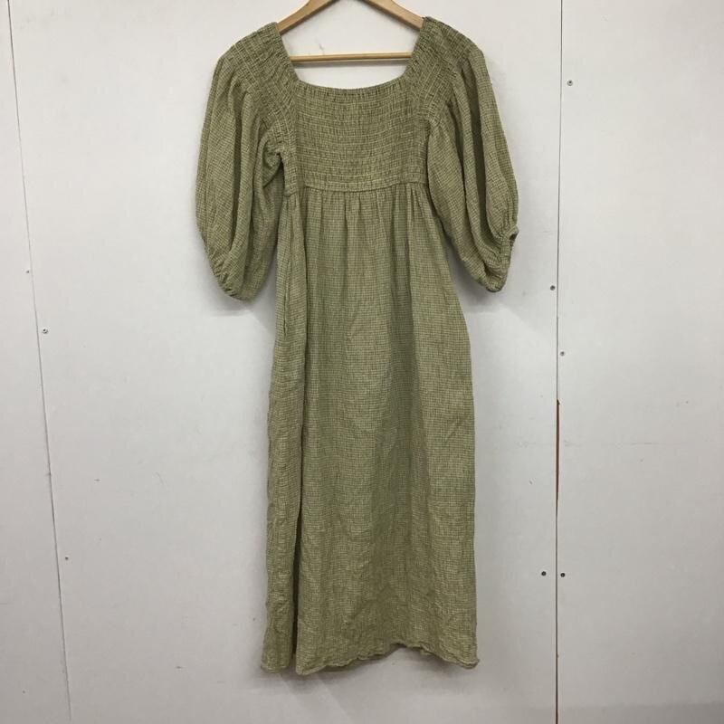 Kastane 0 カスタネ ワンピース ロングスカート K223008B-21 ギンガムチェック シャーリングワンピース 半袖 10138658拍卖