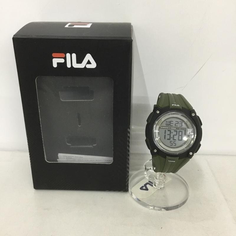 FILA 表記無し フィラ 腕時計 デジタル 38-132 箱有 Watch Digital カーキ / カーキ / 10134943拍卖