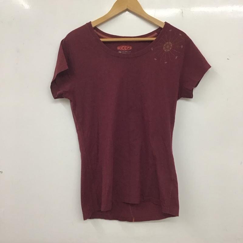 KEEN M キーン Tシャツ 半袖 T Shirt えんじ / ワインレッド / 10136649拍卖