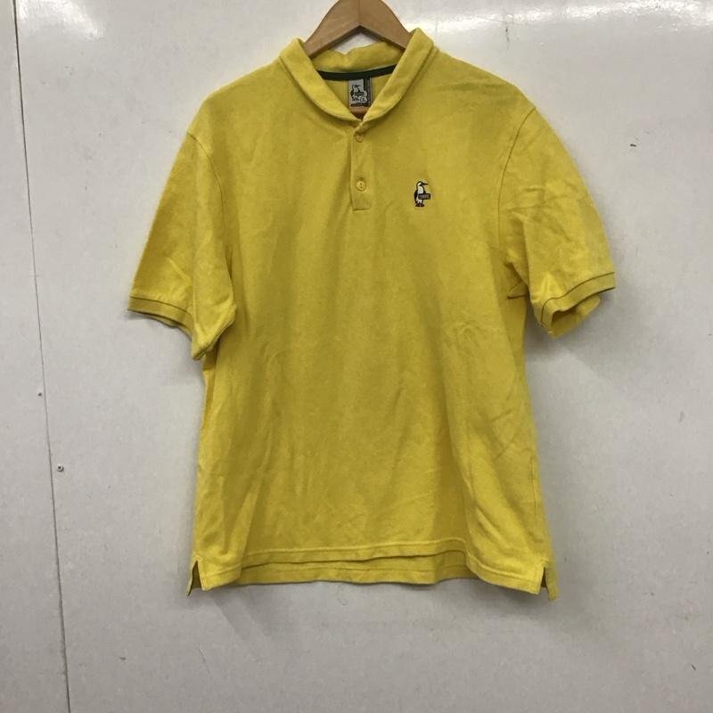 CHUMS L チャムス ポロシャツ 半袖 CH02-1158 ロゴポロシャツ 半袖カットソー Polo Shirt 黄 / イエロー / 10135857拍卖