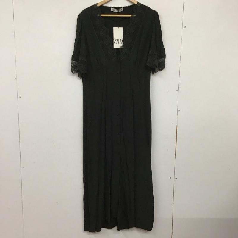ZARA L ザラ ワンピース ロングスカート 半袖ロングワンピース フレアスカート 前ボタン 前開き One-Piece Long Skirt 10138308拍卖