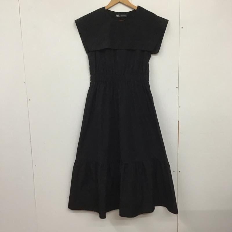 ZARA M ザラ ワンピース ロングスカート 4387 826 800 ノースリーブ One-Piece Long Skirt 黒 / ブラック / 10138660拍卖