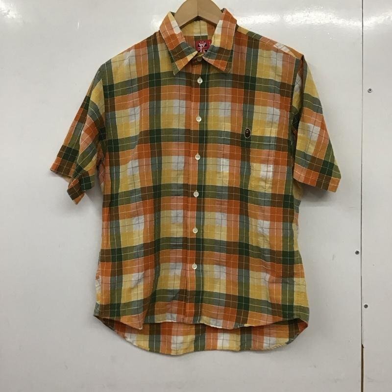 A BATHING APE S アベイシングエイプ シャツ、ブラウス 半袖 半袖シャツ 無地シャツ ポケットシャツ Shirt Blouse 10137176拍卖