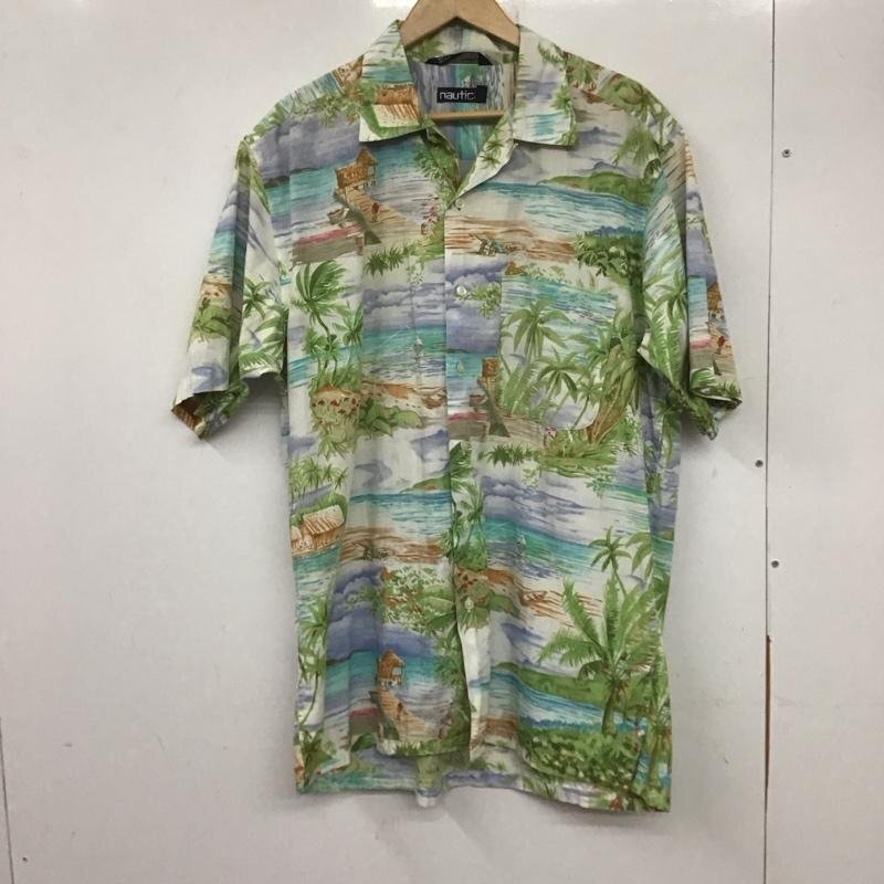 NAUTICA M ノーティカ シャツ、ブラウス 半袖 半袖シャツ プリントシャツ ポケットシャツ アロハシャツ Shirt Blouse 10139304拍卖