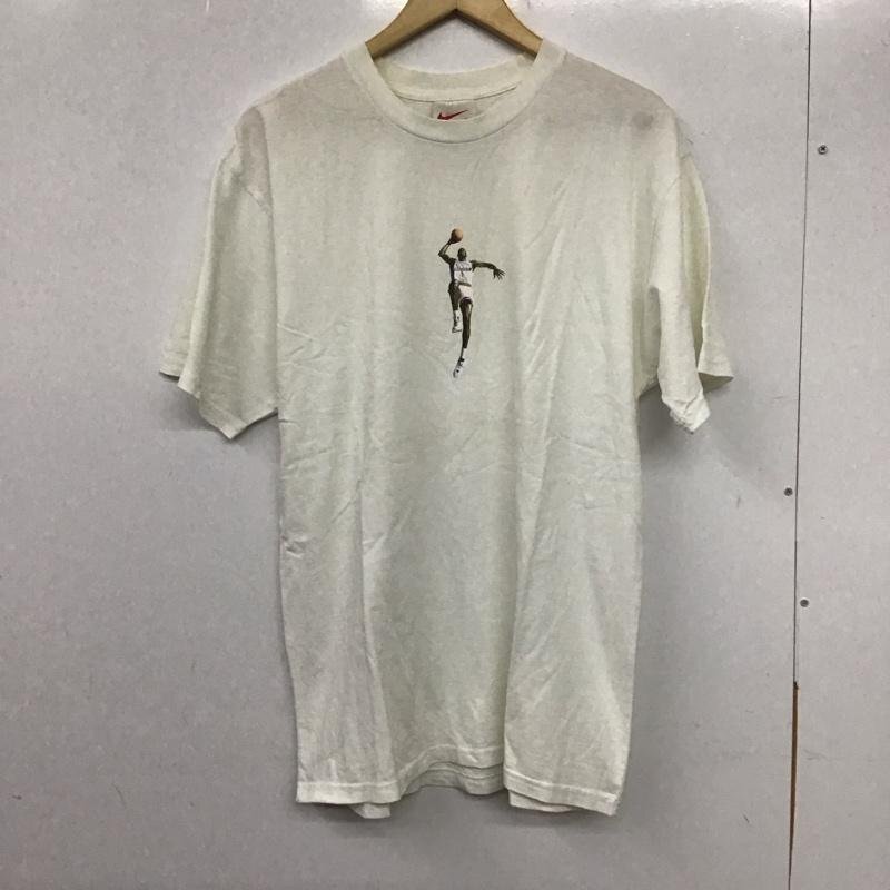 NIKE M ナイキ Tシャツ 半袖 半袖カットソー プリントTシャツ クルーネックカットソー T Shirt 白 / ホワイト / 10138747拍卖