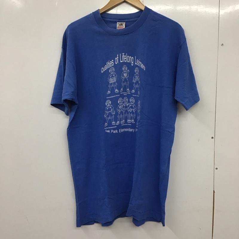 FRUIT OF THE LOOM L フルーツオブザルーム Tシャツ 半袖 半袖カットソー プリントTシャツ クルーネックカットソー 80s 10138161拍卖