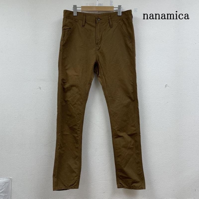 ナナミカ 日本製 Straight Chino Pants リネン混 ストレート チノパンツ ジップフライ 無地 SUCS441 32インチ拍卖