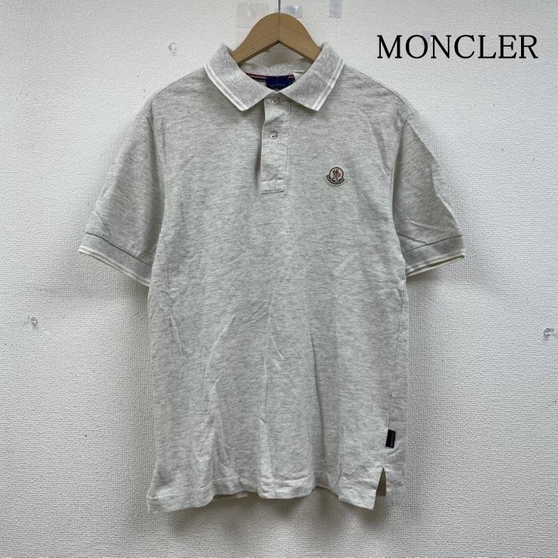 モンクレール 半袖 ポロシャツ ロゴ 刺繍 ワンポイント ボタン ショートスリーブ XS拍卖
