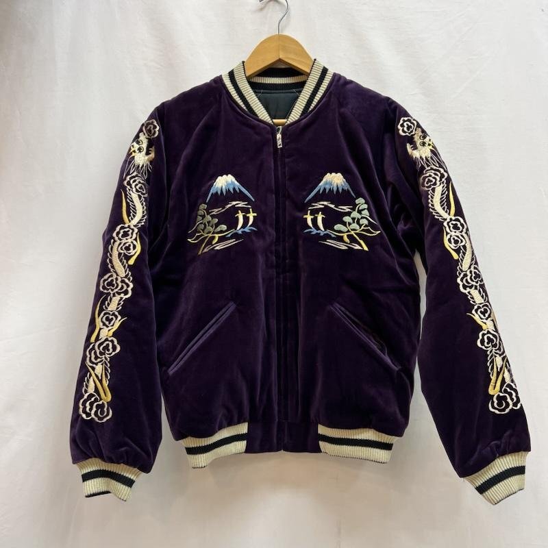 テーラートウヨウ TT15392 別珍 富士 龍 刺繍 リバーシブル スカジャン スーベニア S拍卖