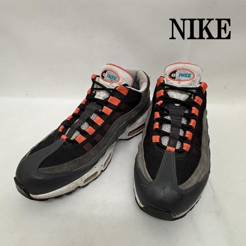 ナイキ AIR MAX 95 BLACK AQUAMARINE-TURF ORANGE WHITE エア マックス 95 cz0191-001 27.5cm拍卖